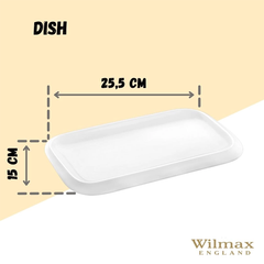 Wilmax Fine Porcelain Serving Dish 10"