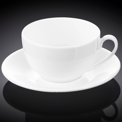 Wilmax Porcelain Tea Cup and Saucer Set