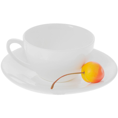 Wilmax Porcelain Cappuccino Cup & Saucer Set