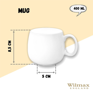 Wilmax Fine Porcelain Tea/Coffee Mug