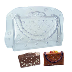 Acrylic Lady Purse Chocolate Mold Large Size