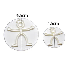 Stick Figure Fondant Cutter