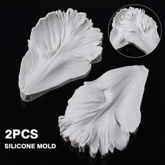 Tulip Flower Leaf Silicone Mold