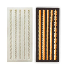 Rope Silicone Fondant Mold 5 Shape
