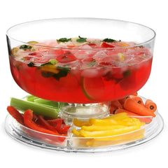 Multi Purpose 3 in 1 Cake Stand With Dome Lid