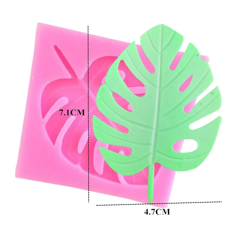 Tropical Leaf Silicone Mold