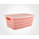 Limon Rectangle Bamboo Basket With Lid