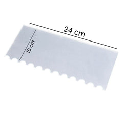 Acrylic Double Sided Cake Decorating Comb