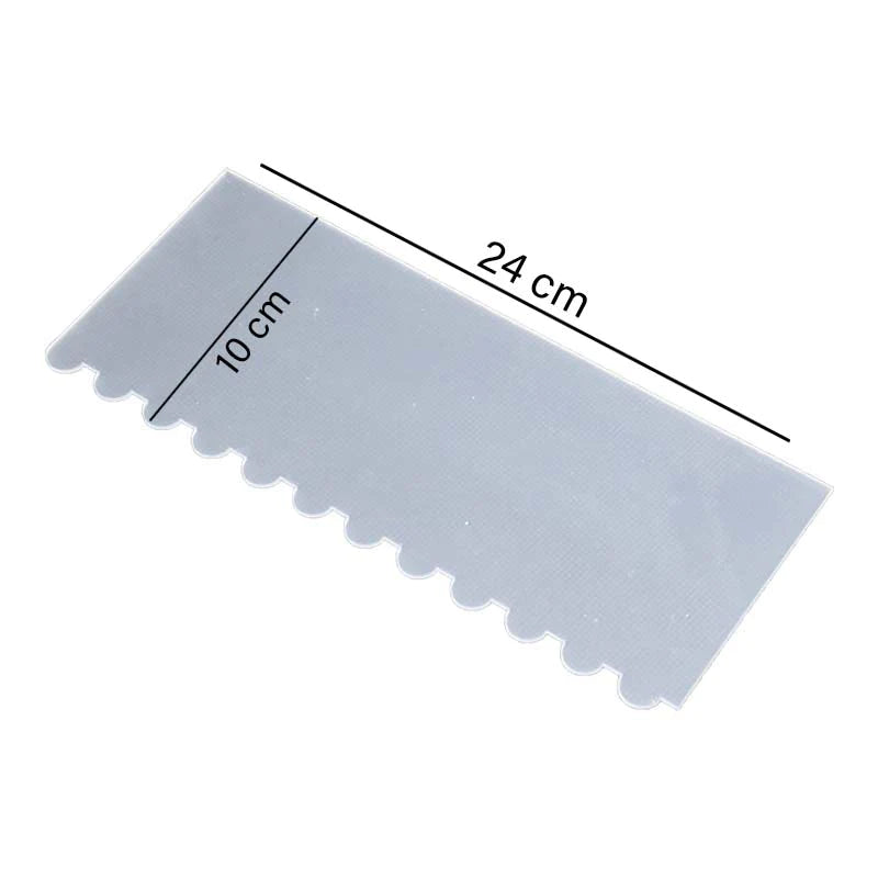 Acrylic Double Sided Cake Decorating Comb