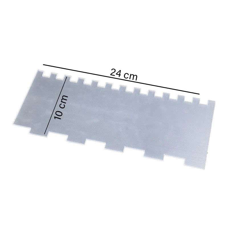 Acrylic Double Sided Cake Decorating Comb