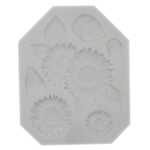 Sun Flower Leaf Silicone Mold - bakeware bake house kitchenware bakers supplies baking