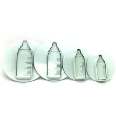 Baby Feeder Plunger Cutters 4pcs Set - bakeware bake house kitchenware bakers supplies baking