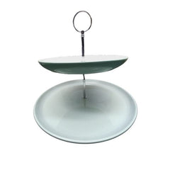 2-Tier Round Serving Platter
