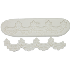 Silicone Fondant Mold Lace Border - bakeware bake house kitchenware bakers supplies baking