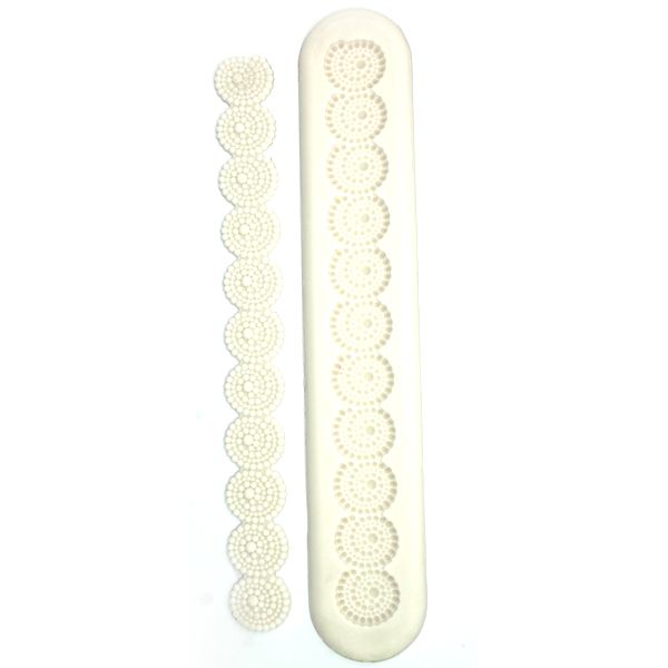 Silicone Lace Fondant Mold Embroidery - bakeware bake house kitchenware bakers supplies baking