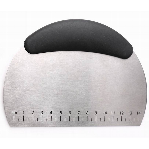 Steel Scraper with Measurements - bakeware bake house kitchenware bakers supplies baking