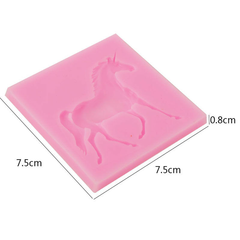 3D Unicorn Silicone Fondant Mold - bakeware bake house kitchenware bakers supplies baking