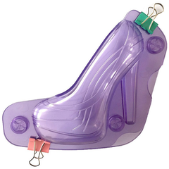 Acrylic Chocolate Shoe Mold - bakeware bake house kitchenware bakers supplies baking