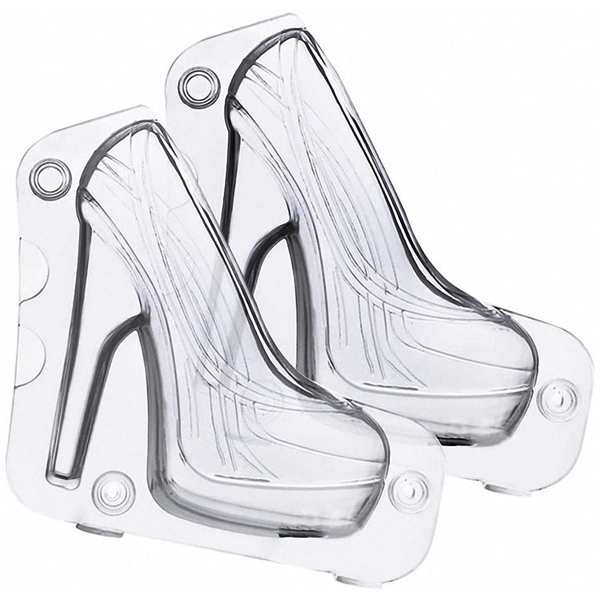 Acrylic Chocolate Shoe Mold - bakeware bake house kitchenware bakers supplies baking
