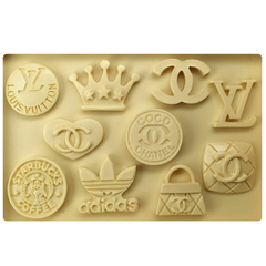Brand Logo Silicone Fondant Mold - bakeware bake house kitchenware bakers supplies baking