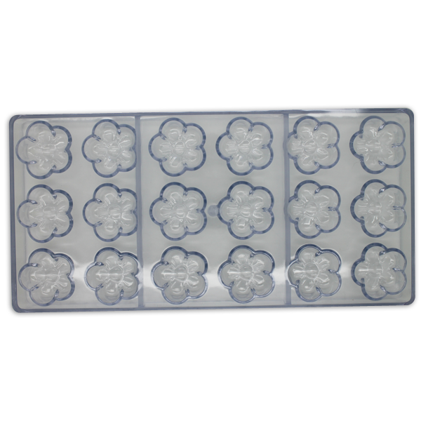 Acrylic Flower Chocolate Mold - bakeware bake house kitchenware bakers supplies baking