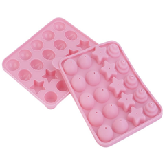 Silicone Lollipop Mold Multi Design - bakeware bake house kitchenware bakers supplies baking