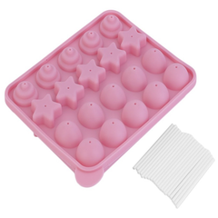 Silicone Lollipop Mold Multi Design - bakeware bake house kitchenware bakers supplies baking