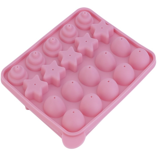 Silicone Lollipop Mold Multi Design - bakeware bake house kitchenware bakers supplies baking
