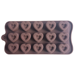 Silicone Chocolate Mold Heart - bakeware bake house kitchenware bakers supplies baking