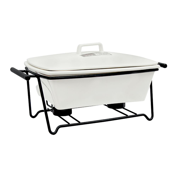 Brilliant Casserole With Iron Stand, 10.25 Inches