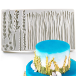 Wheat Fields Silicone Fondant Mold - bakeware bake house kitchenware bakers supplies baking