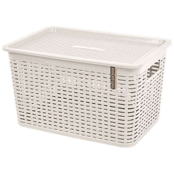 Rattan Basket With Lid