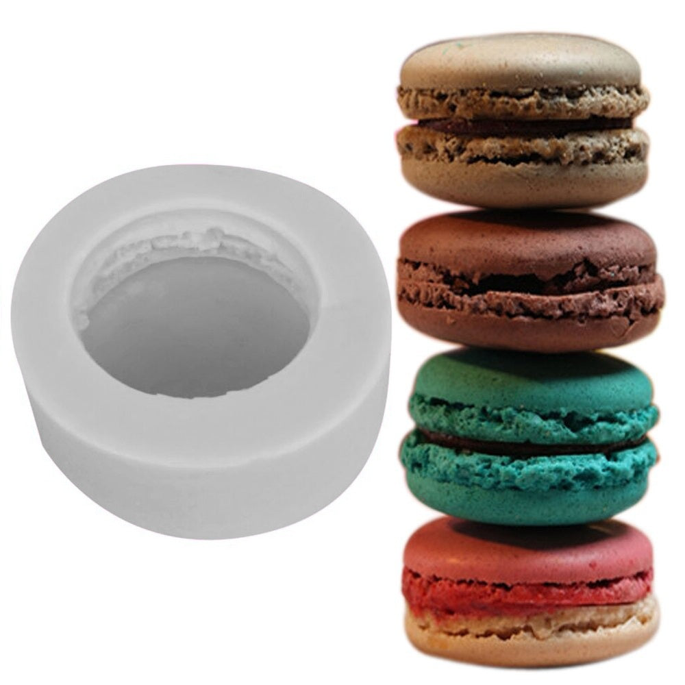 Silicone Fondant Mold Macaron Shape