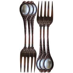 Fancy Metal Spoon Set 12pcs