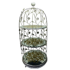 3 Tier Dessert Stand Silver