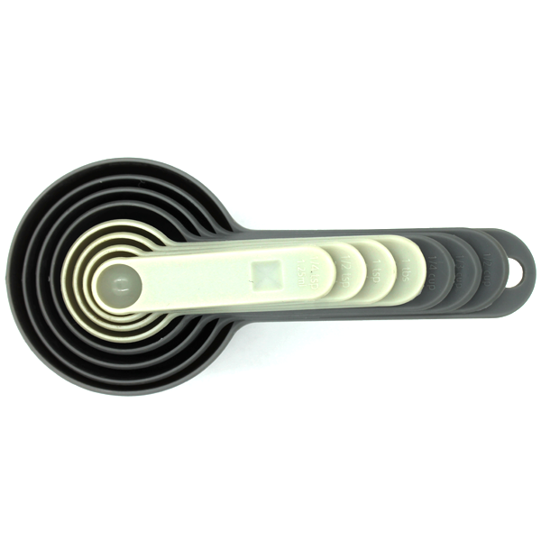 Measuring Cups & Spoons Set 8 Pcs - bakeware bake house kitchenware bakers supplies baking