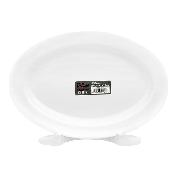 Brilliant Oval Platter, 11 Inches