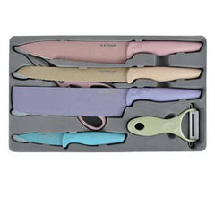 Winsor 6Pcs Knife Set Multicolour