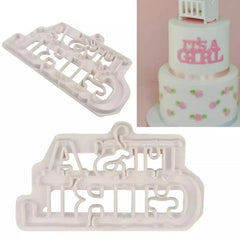 Its' A Girl Fondant Cake Cutter