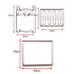 Baby Cot Plastic 3Pcs Set