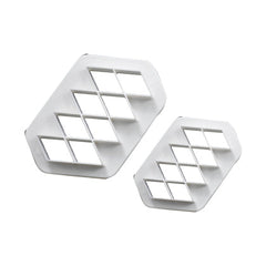 Diamond Cake Cutter 2Pcs Set