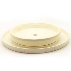 Turn Table White Flat - bakeware bake house kitchenware bakers supplies baking