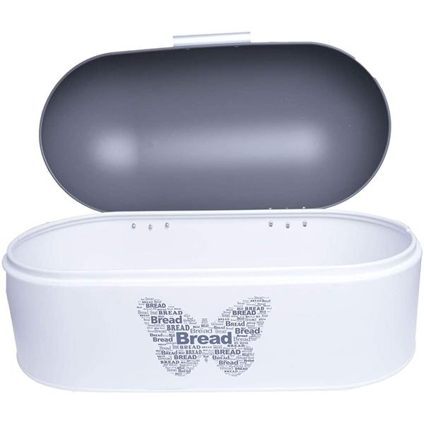 Round Large Bread Box Metal