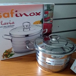 Saflon Safinox Flavia 40cm Deep Cooking Pot With S/S LID 35Ltr