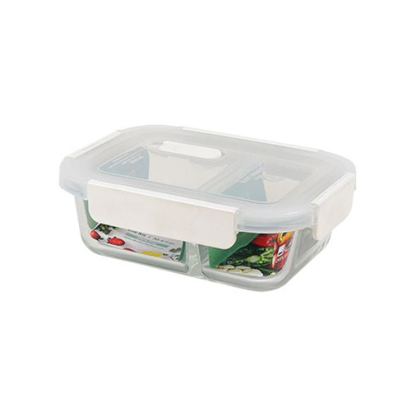 2 Compartment Food Storage Container