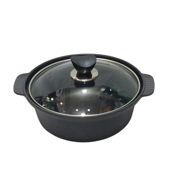 Cast Iron Pot With Glass Lid