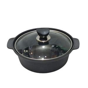 Cast Iron Pot With Glass Lid