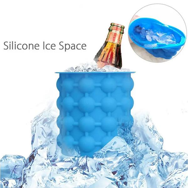 Space Saving Soft Silicone Ice Genie Ice Cube Maker