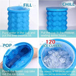 Space Saving Soft Silicone Ice Genie Ice Cube Maker