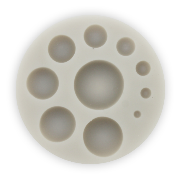 Silicone Fondant Mold Circles - bakeware bake house kitchenware bakers supplies baking